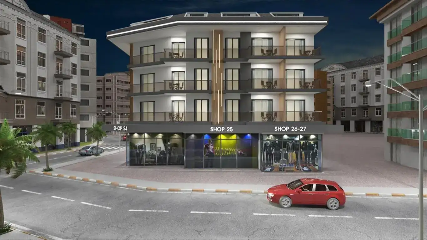 NEW PROJECT IN THE CENTER OF ALANYA ONLY 700 M. FROM THE SEA