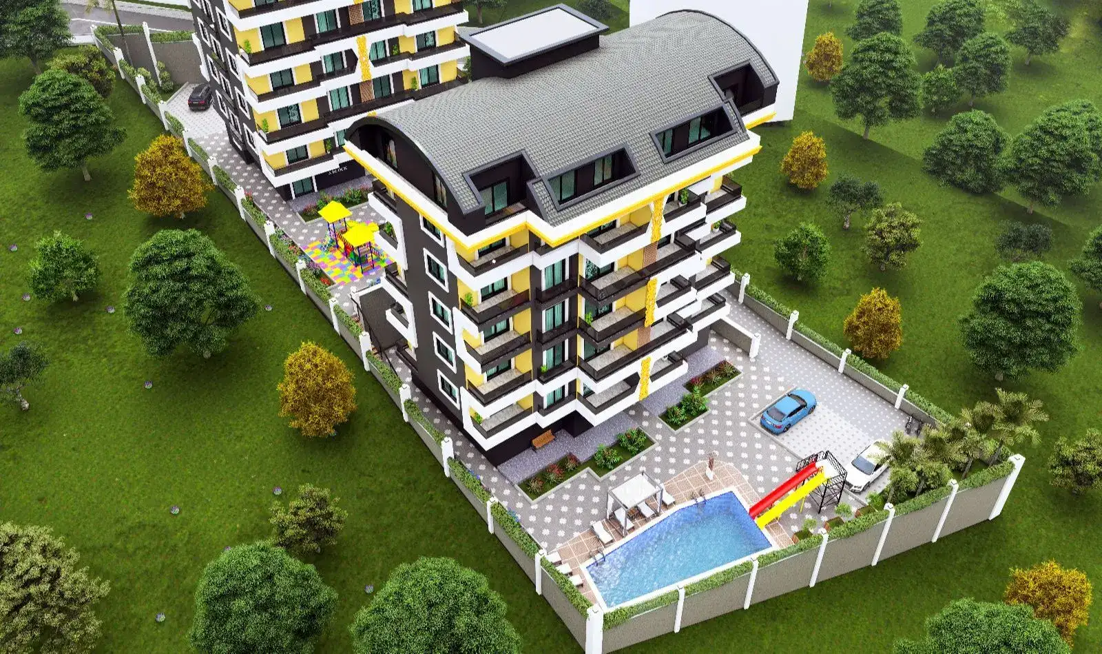 NEW PROJECT WITH COMPLETE INFRASTRUCTURE IN ALANYA CIPLAKLI DISTRICT