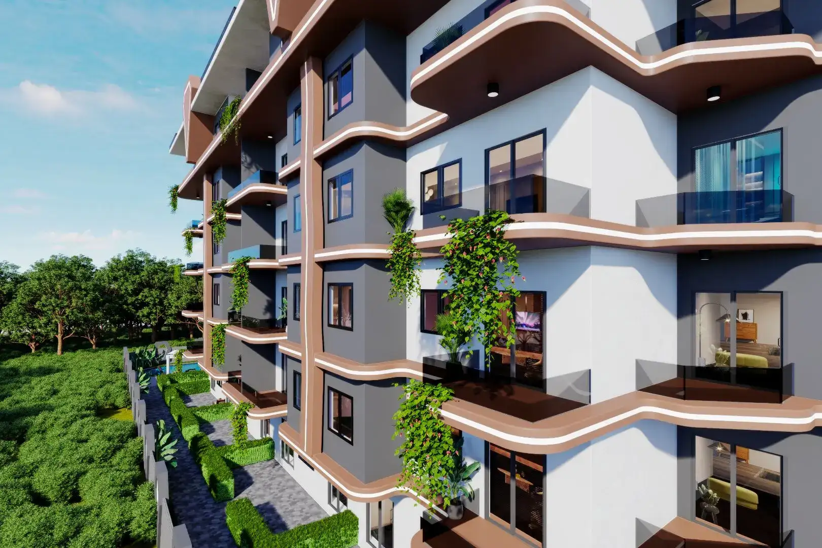 NEW BOUTIQUE COMPLEX PROJECT ONLY 500M FROM THE SEA IN GAZİPAŞA