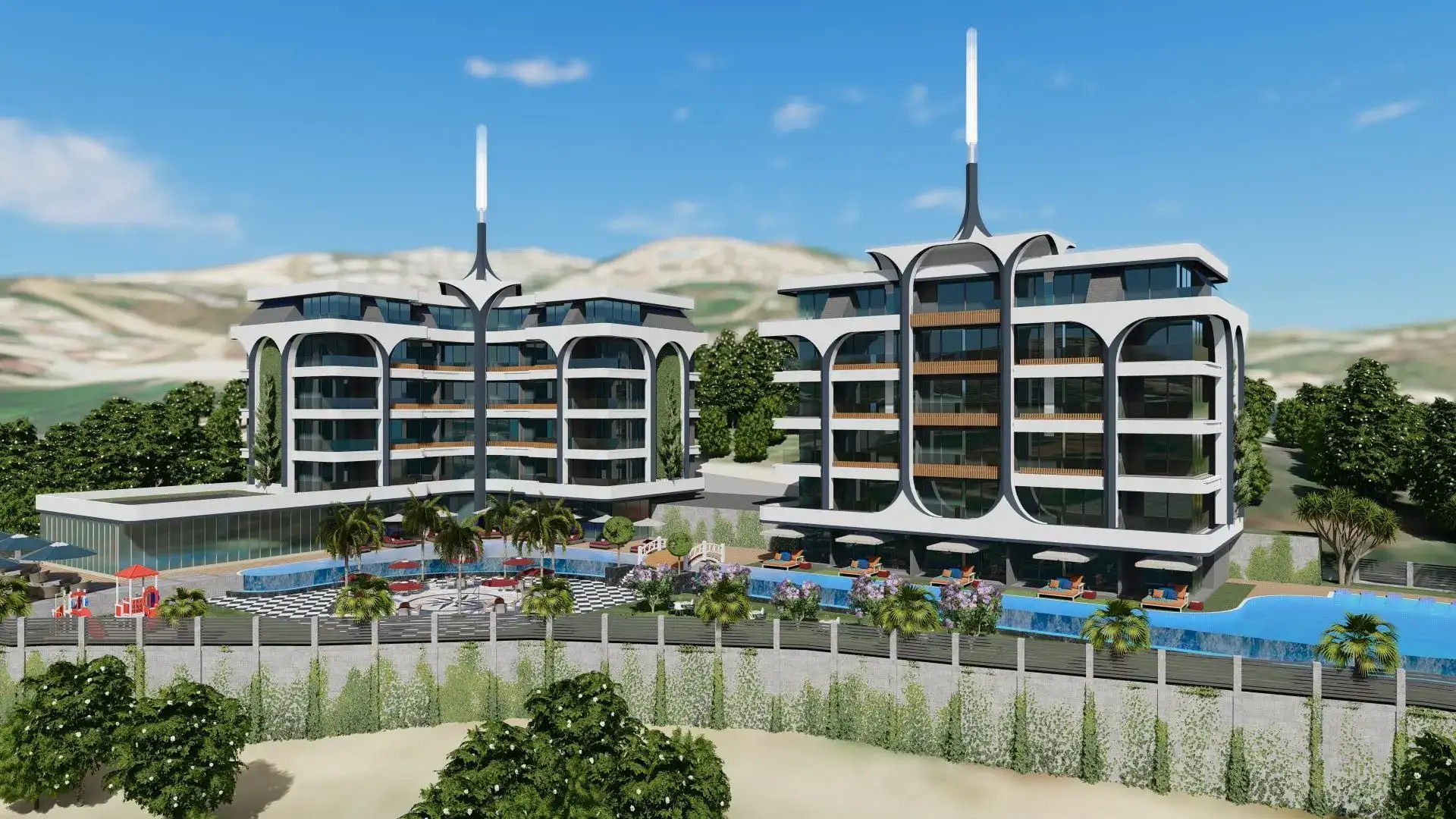 PROJECT OF A NEW RESIDENTIAL COMPLEX IN ALANYA KARGICAK DISTRICT