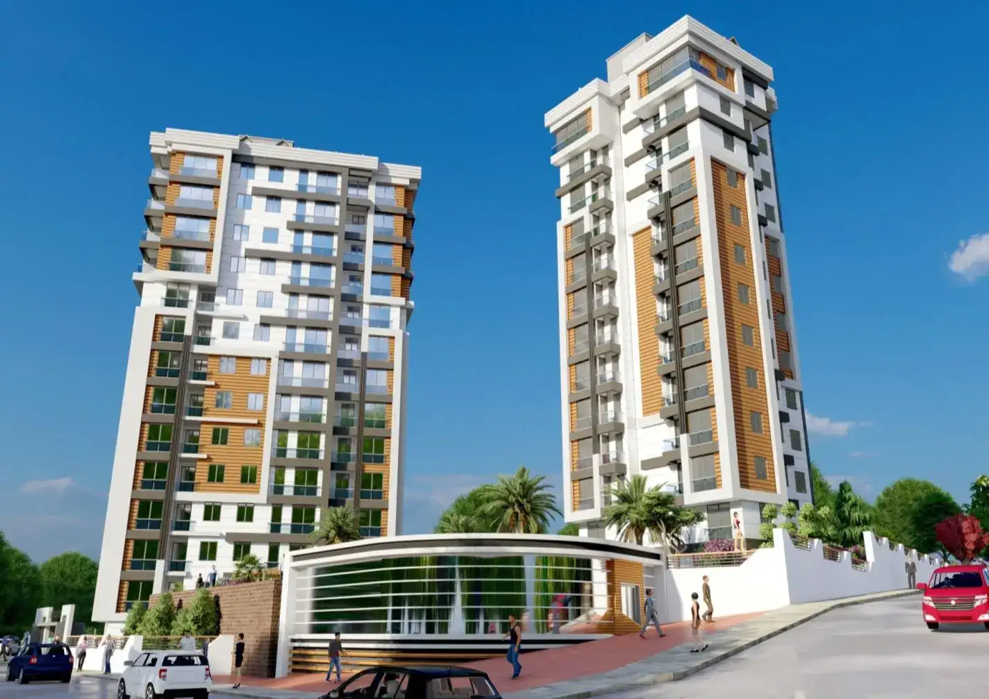PROJECT OF HIGH ROOM COMPLEX IN KARTAL DISTRICT, ISTANBUL