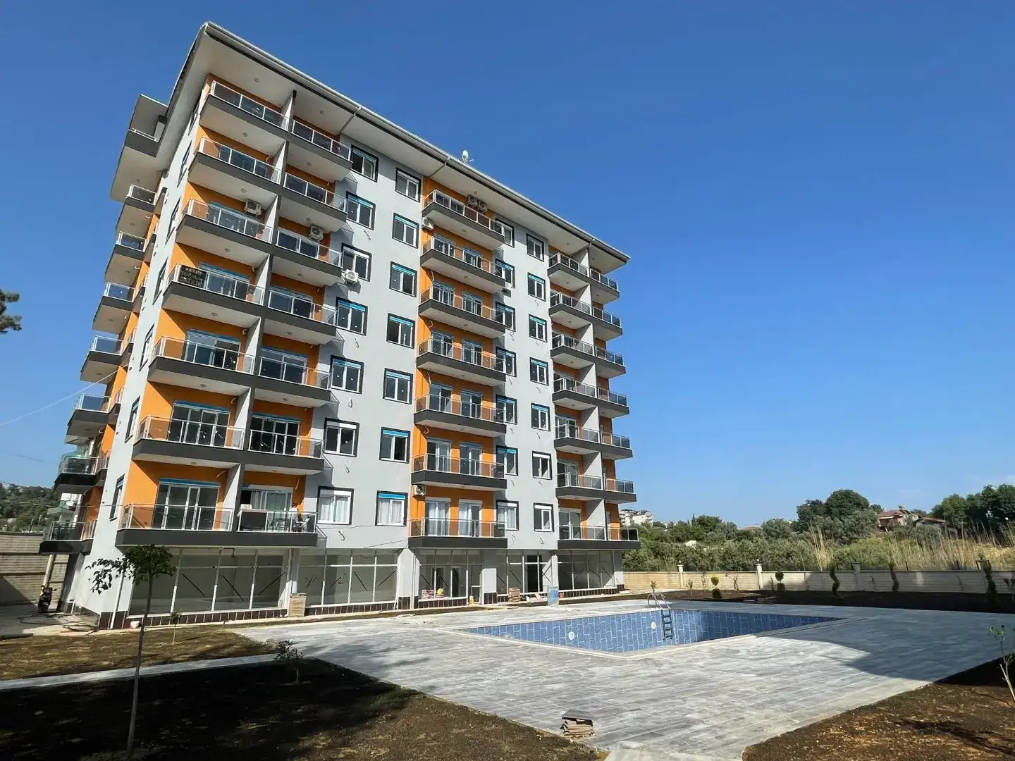 APARTMENT FOR SALE IN AVSALLAR IN ANEWLY BUILT BUILDING 