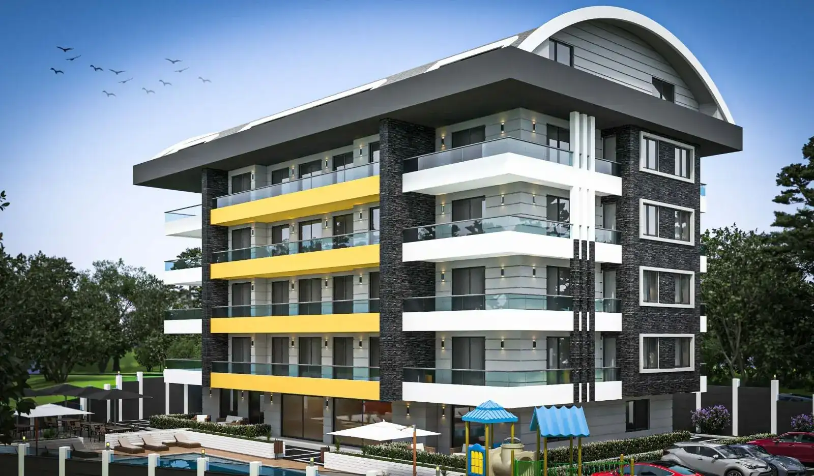 NEWLY BUILT HIGHT QUALITY APARTMENTS FOR SALE IN OBA DISTRICT 