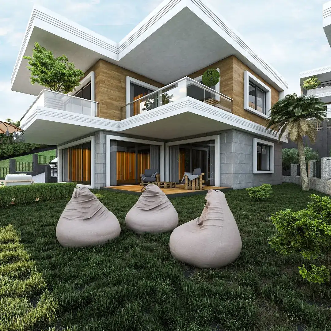 PROJECT OF VILLAS IN THE BEST LOCATION OF ALANYA - TEPE DISTRICT