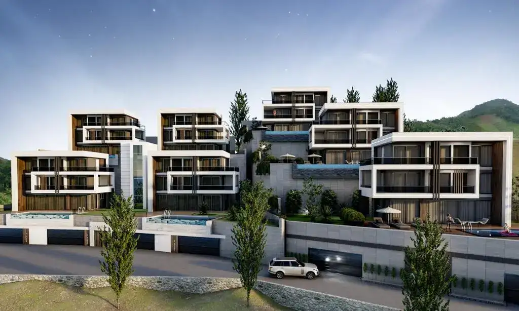 VILLA PROJECT WITH PANORAMIC VIEW TO ALANYA IN TEPE DISTRICT