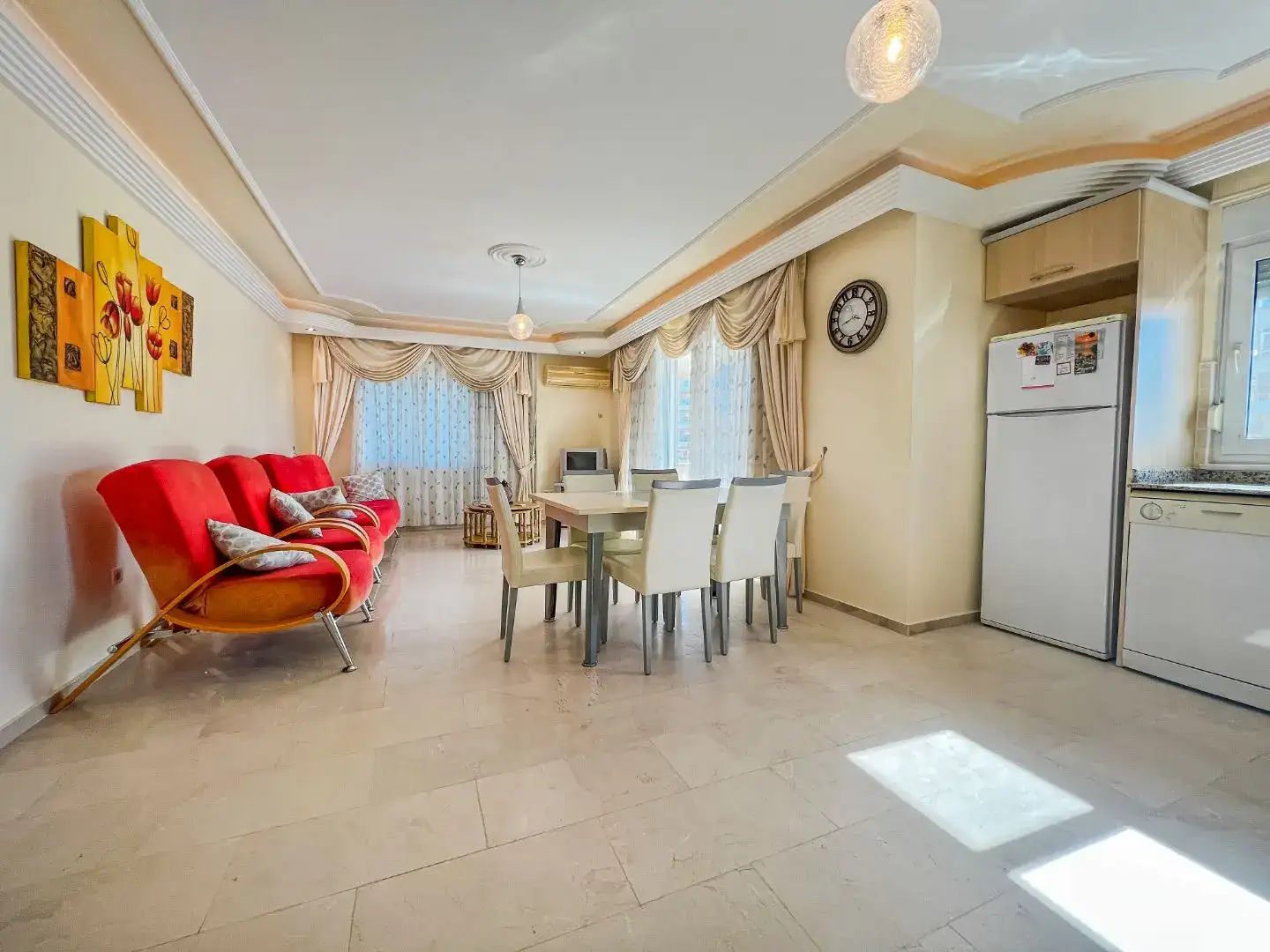 2+1 APARTMENT FOR SALE WİTHE SEA VİEW İN MAHMUTLAR-ALANYA