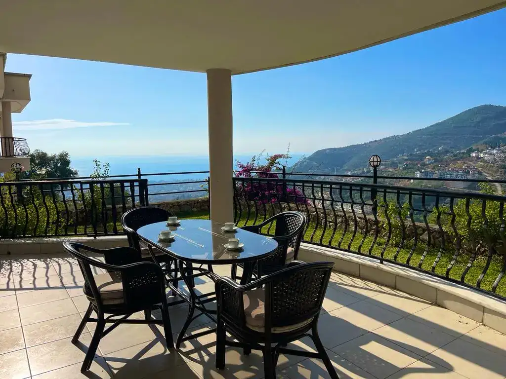 FULL SEA AND CİTY VİEW APARTMENT FOR SALE İN BEKTAS-ALANYA