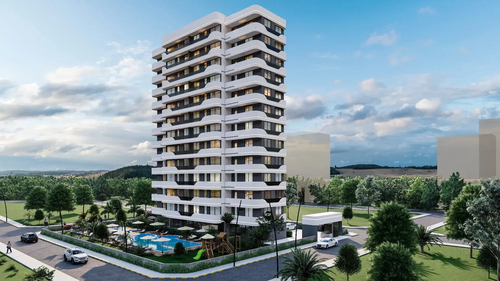 NEW PROJECT OF RESIDENTIAL COMPLEX 300M FROM THE SEA IN MERSIN ERDEMLI