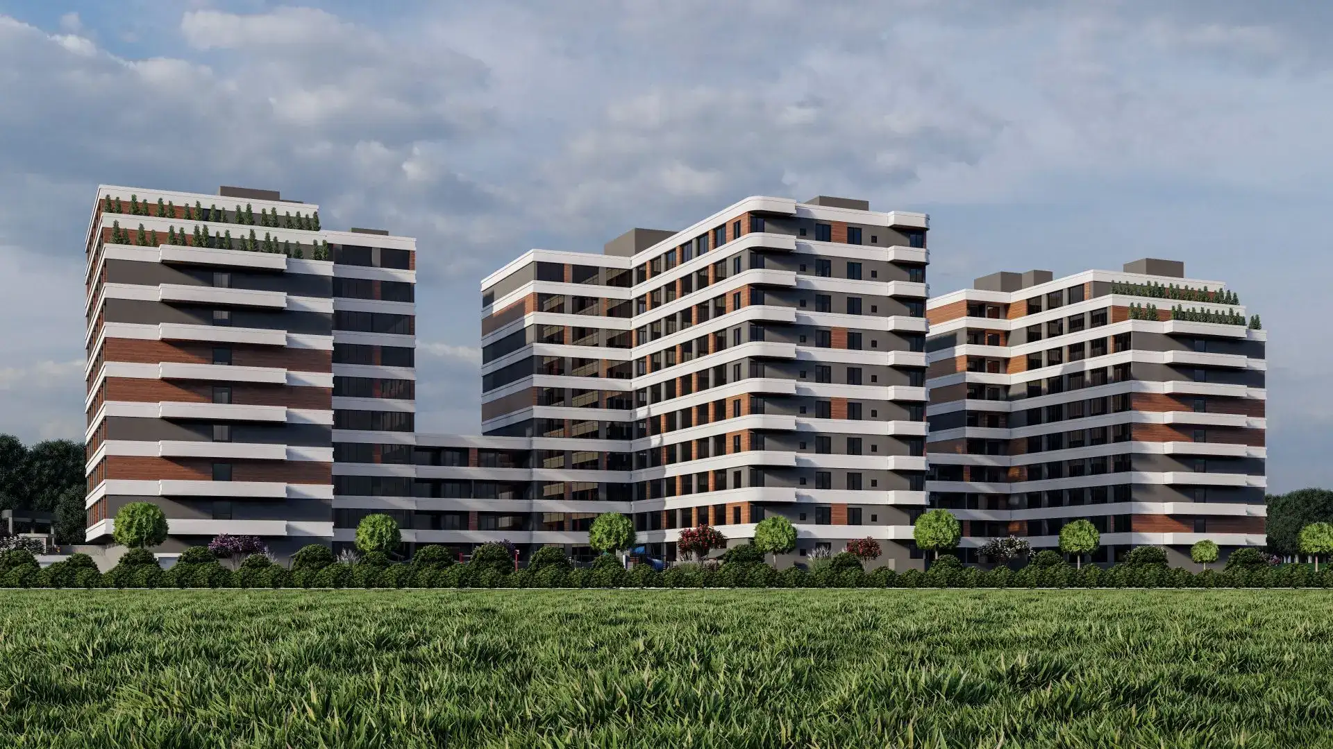 NEW RESIDENTIAL COMPLEX IN MERSIN TOMYUK AREA 650M FROM THE SEA