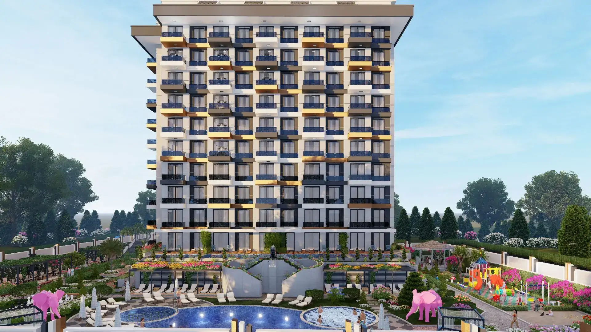 NEW PROJECT WITH HOTEL INFRASTRUCTURE IN GAZIPAŞA PARADISE
