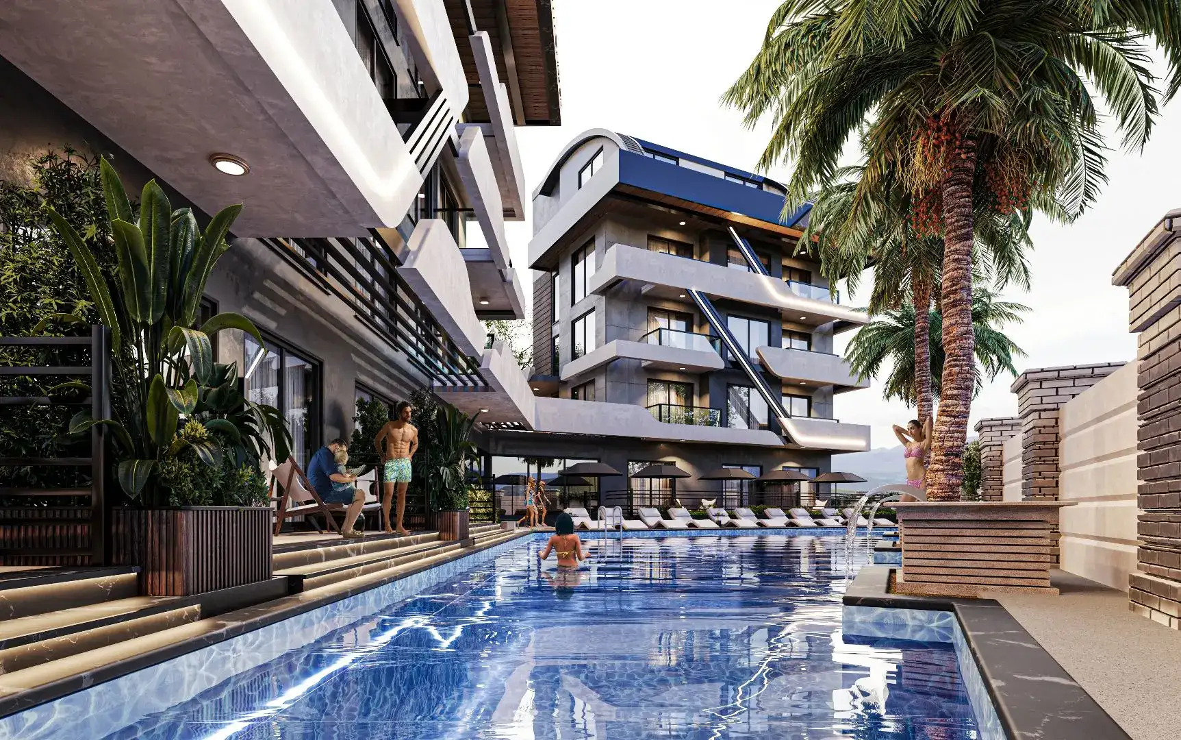 NEW PROJECT FOR SALE IN ONE OF THE BEST AREAS OF ALANYA, CIKCILLI
