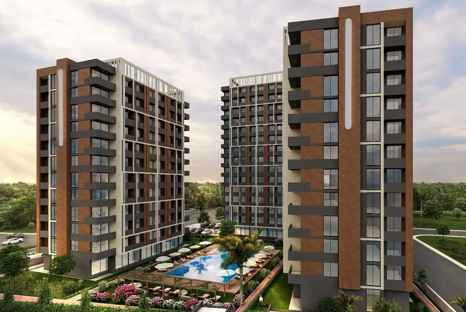 PROJECT OF A NEW RESIDENTIAL COMPLEX WITH AN EXCELLENT LOCATION MERSIN