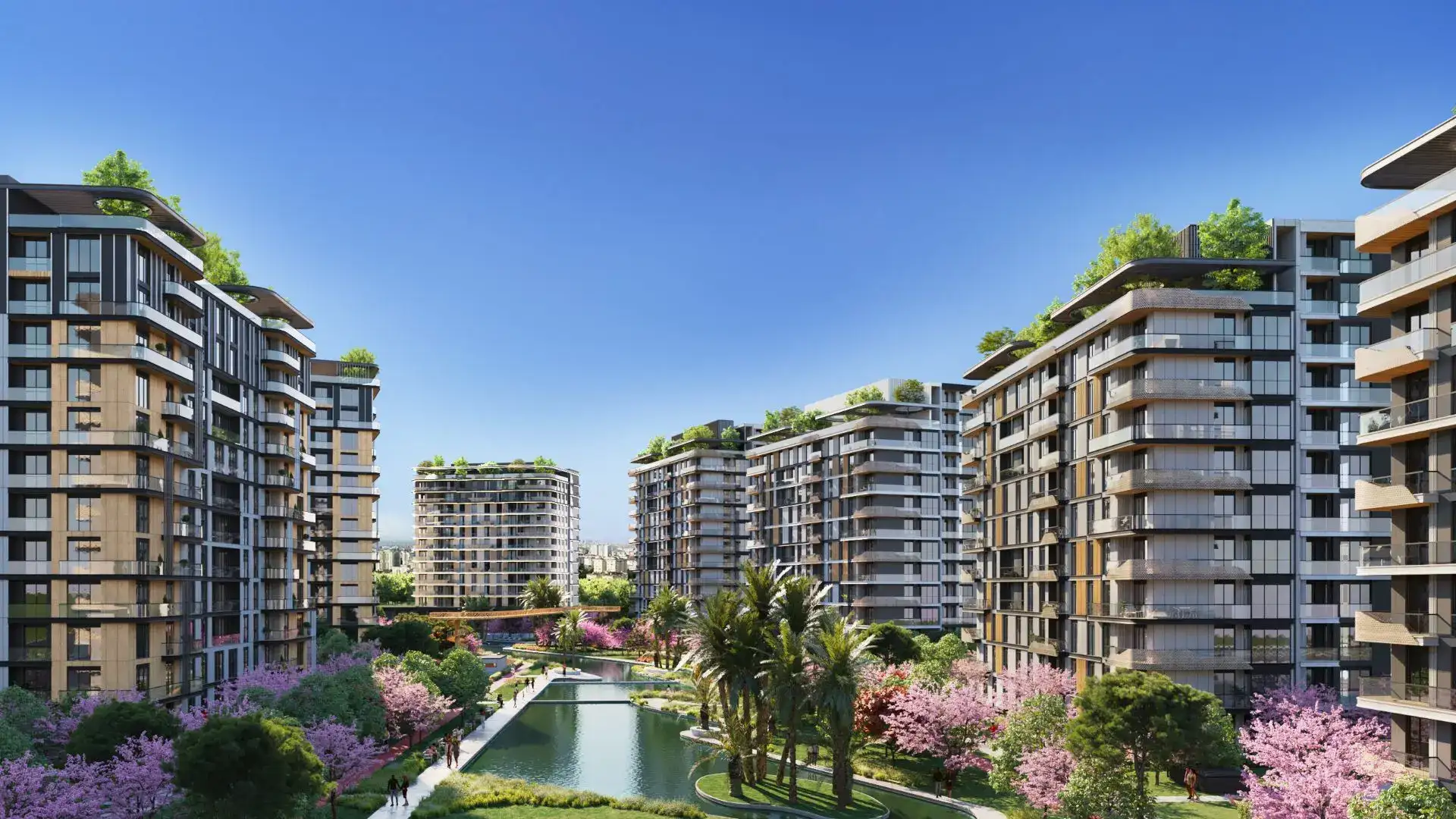 APARTMENTS IN TURKEY WITH A LOT OF GREEN IN THE EUROPEAN PART ISTANBUL