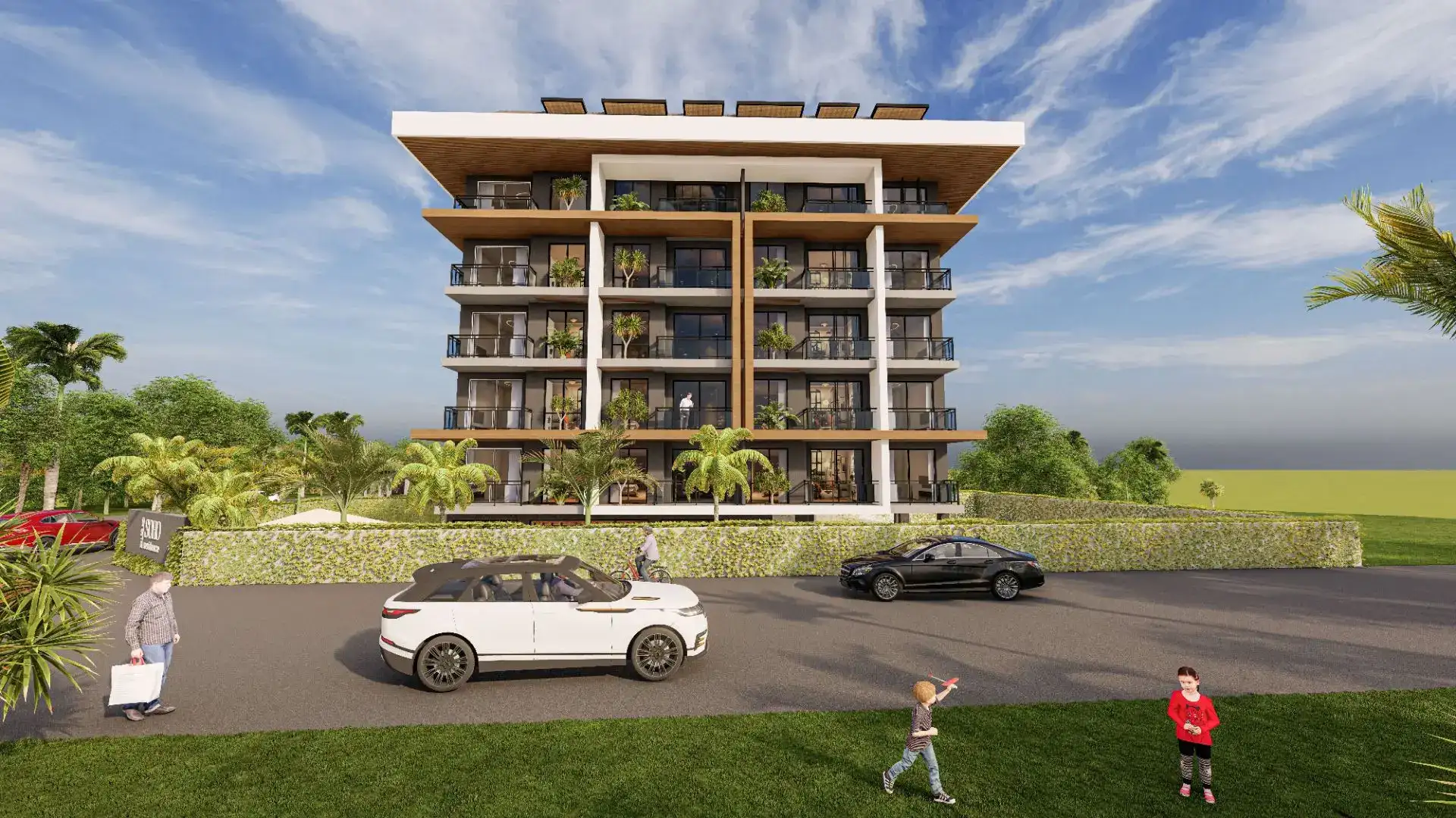PROJECT OF A MODERN COMPLEX NEAR THE SEA IN ALANYA, OBA