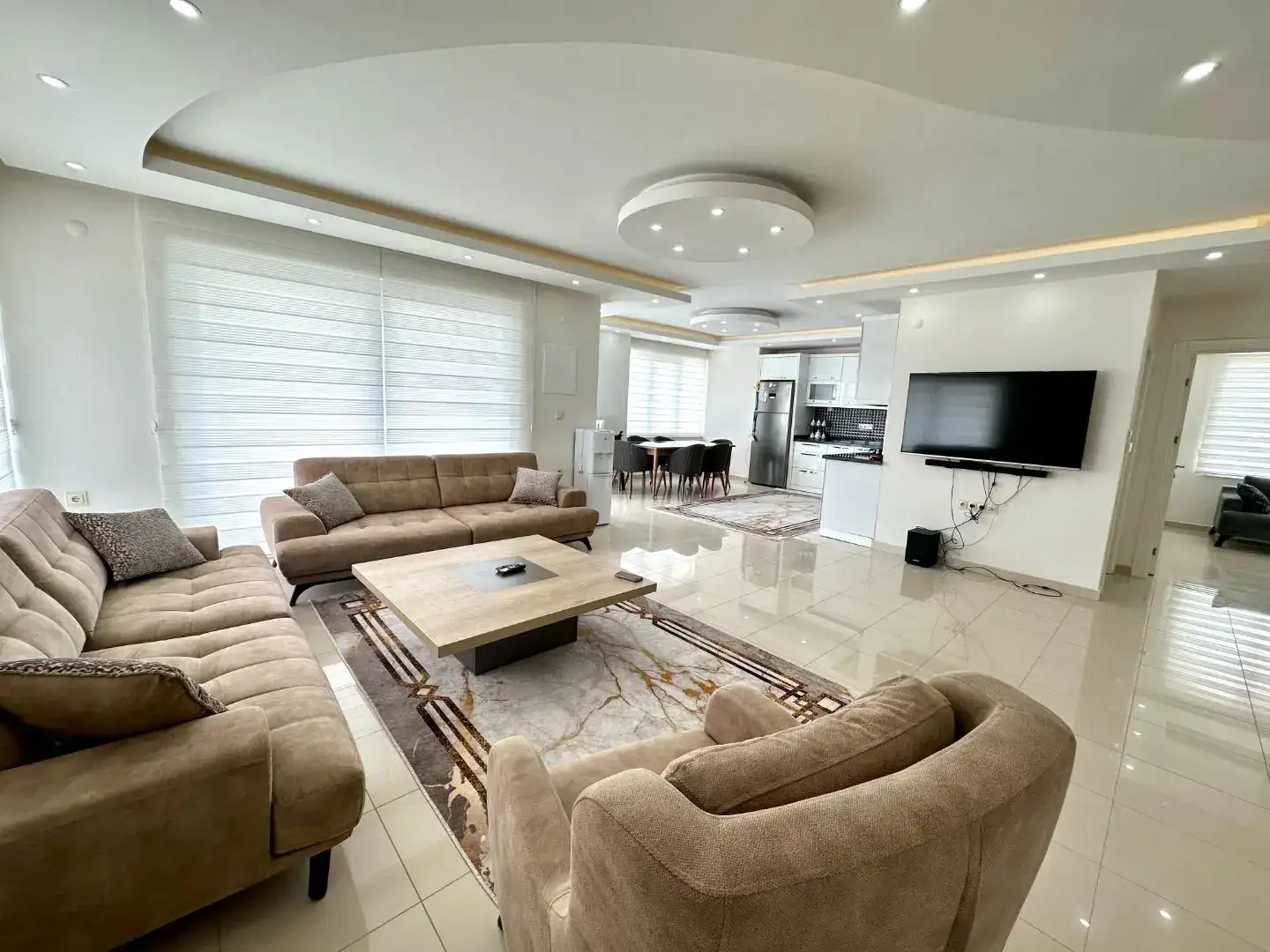 4+1 LUXURY DUPLEX FOR SALE WİTHE A FULL VİEW OF THE SEA