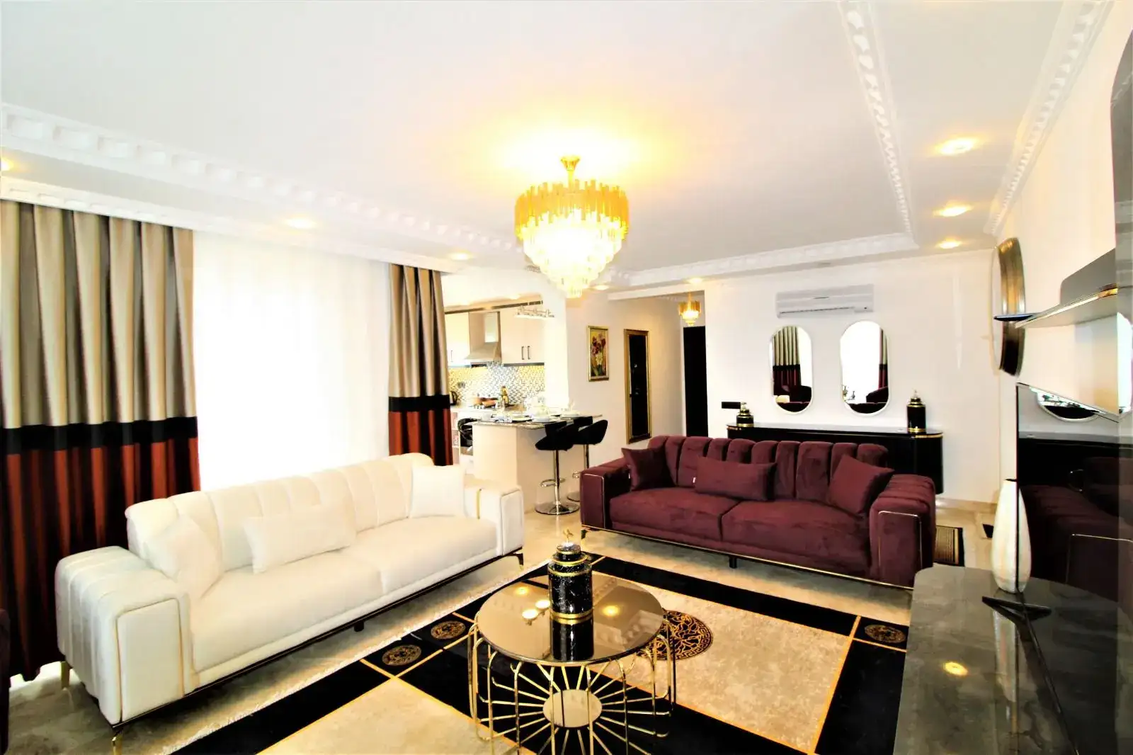 FULLY FURNİSHED APARTMENT FOR SALE İN CİKCİLLİ-ALANYA
