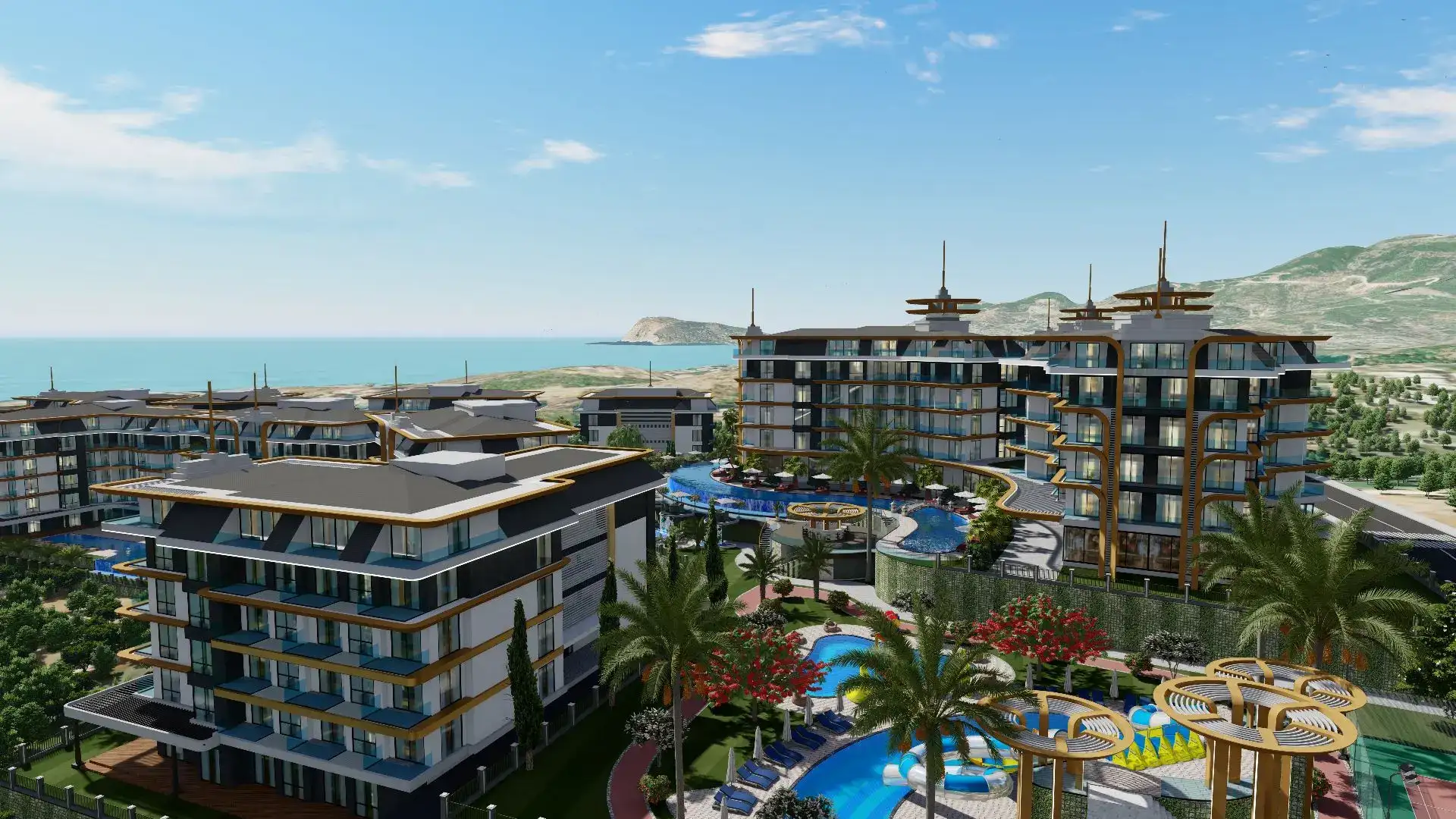 RESIDENTIAL COMPLEX PROJECT FOR INVESTMENT IN ALANYA KESTEL DISTRICT