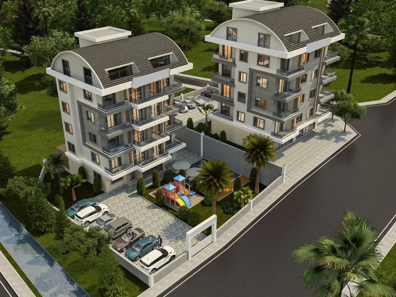 NEW PROJECT OF RESIDENTIAL COMPLEX IN ALANYA - RESIDENCE PERMIT 