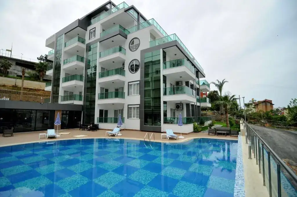 2+1 GARDEN DUPLEX FOR SALE İN A FULL ACTİVİTY APARTMENT-ALANYA