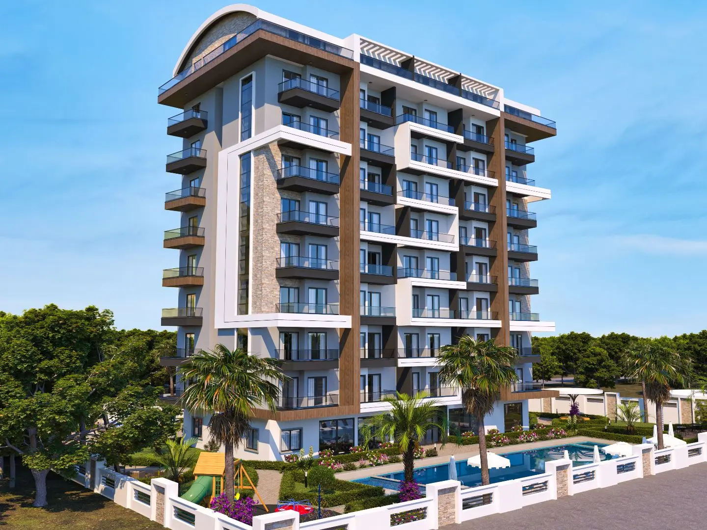 NEW PROJECT IN AN OPEN DISTRICT OF ALANYA AT AN ATTRACTIVE PRICE