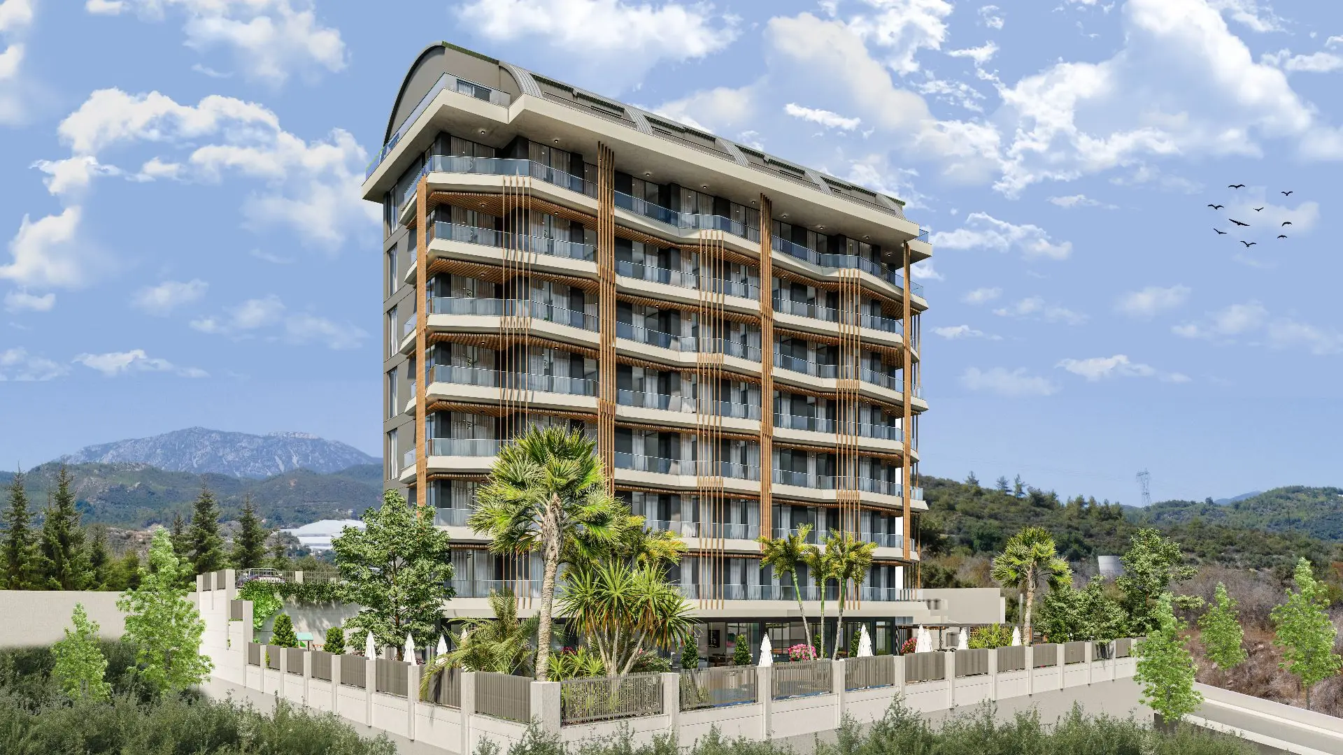NEW RESIDENTIAL COMPLEX IN A DEVELOPING DISTRICT OF ALANYA, DEMIRTAŞ