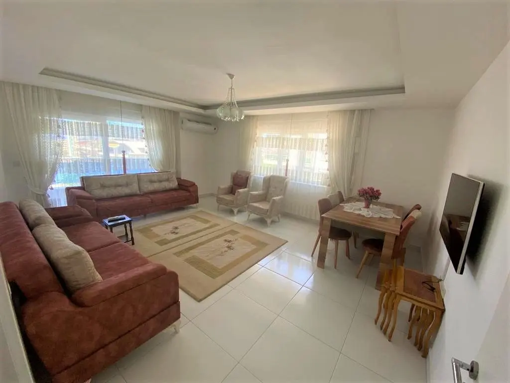 2+1 FURNISHED FLAT WITH SEPARATE KITCHEN FOR SALE IN ALANYA MAHMUTLAR