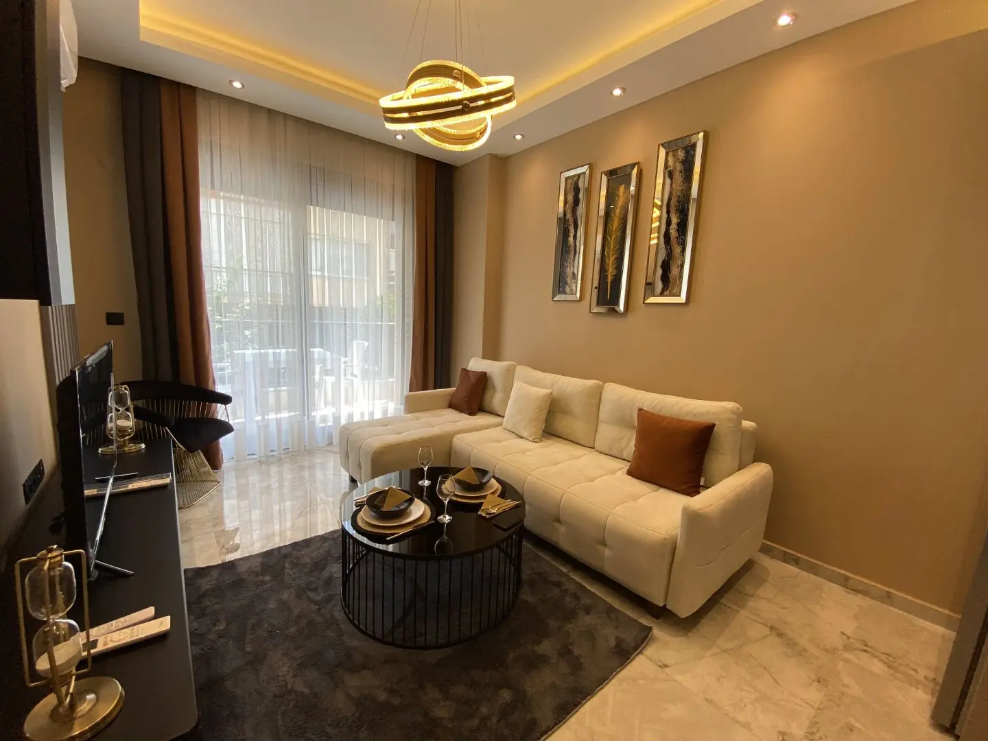 FULLY FURNISHED 1+1 NEW FLAT FOR SALE IN ALANYA OBA