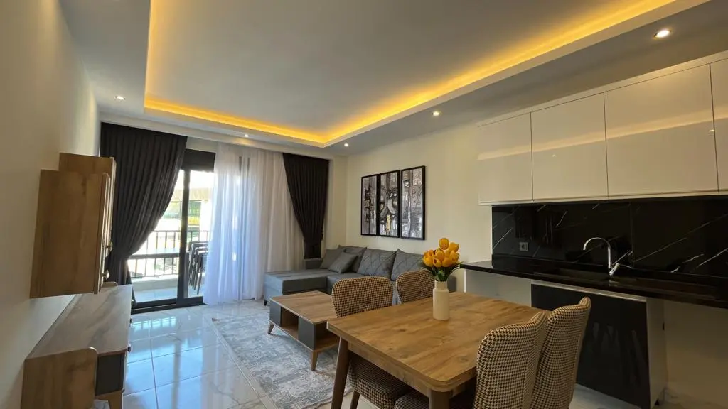 2+1 FULLY FURNISHED FLAT IN A NEW BUILDING FOR SALE IN ALANYA OBA