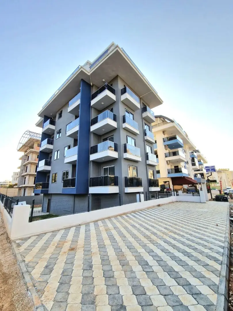 1+1 NEWLY BUİLT APARTMENT FOR SALE İN OBA-ALANYA