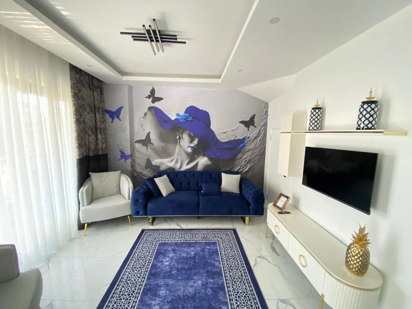 FURNISHED DUPLEX 2+1 IN THE CENTER OF ALANYA