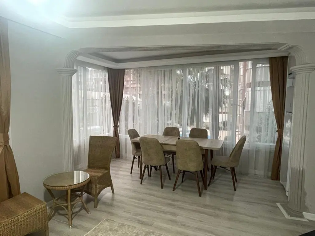 EMPTY 1+1 FLAT IN A NEWLY BUILT COMPLEX WITH FULL FURNİSHİD IN ALANYA