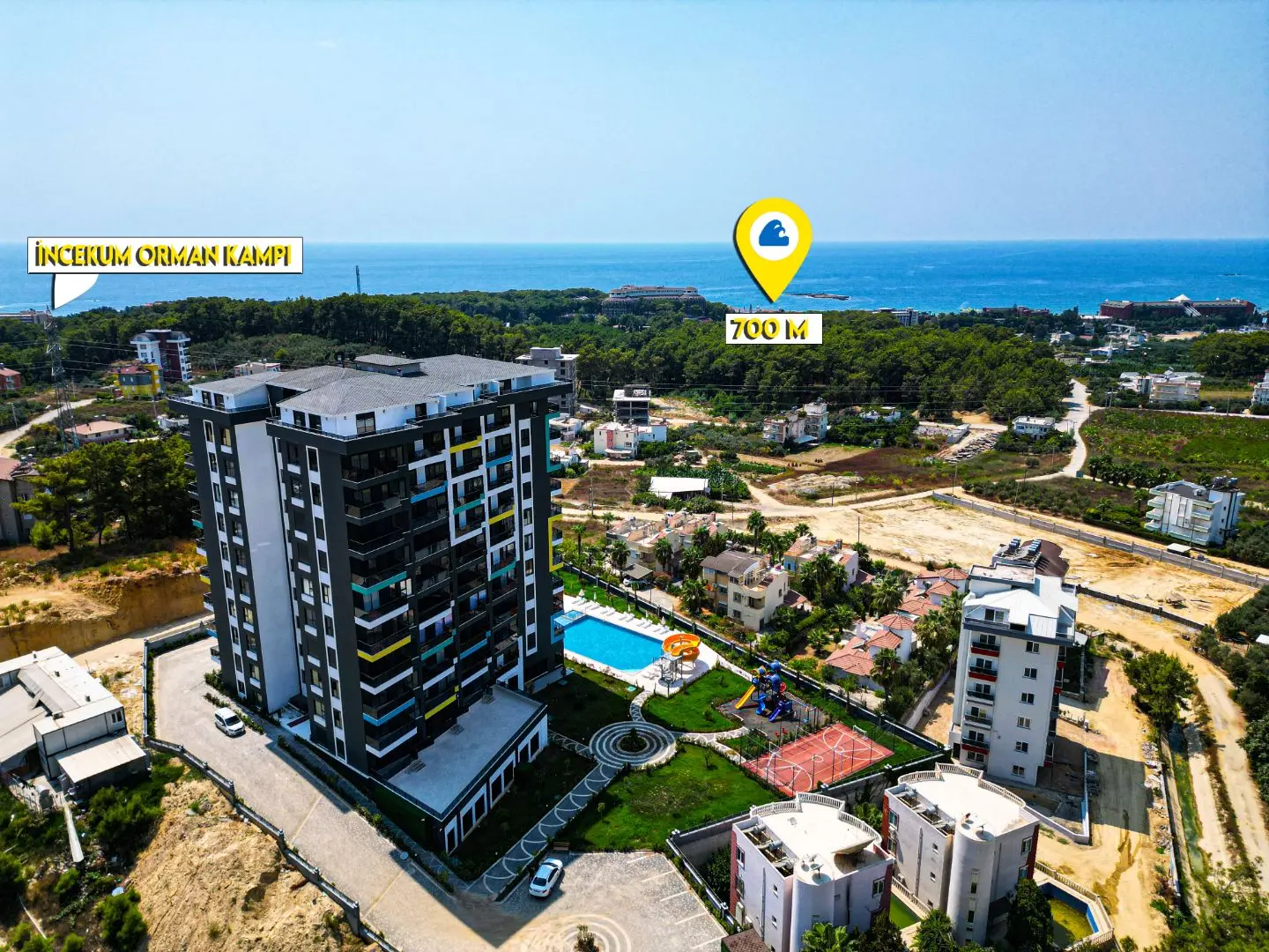 APARTMENT 1+1 IN A NEW COMPLEX WITH FULL INFRASTRUCTURE IN ALANYA