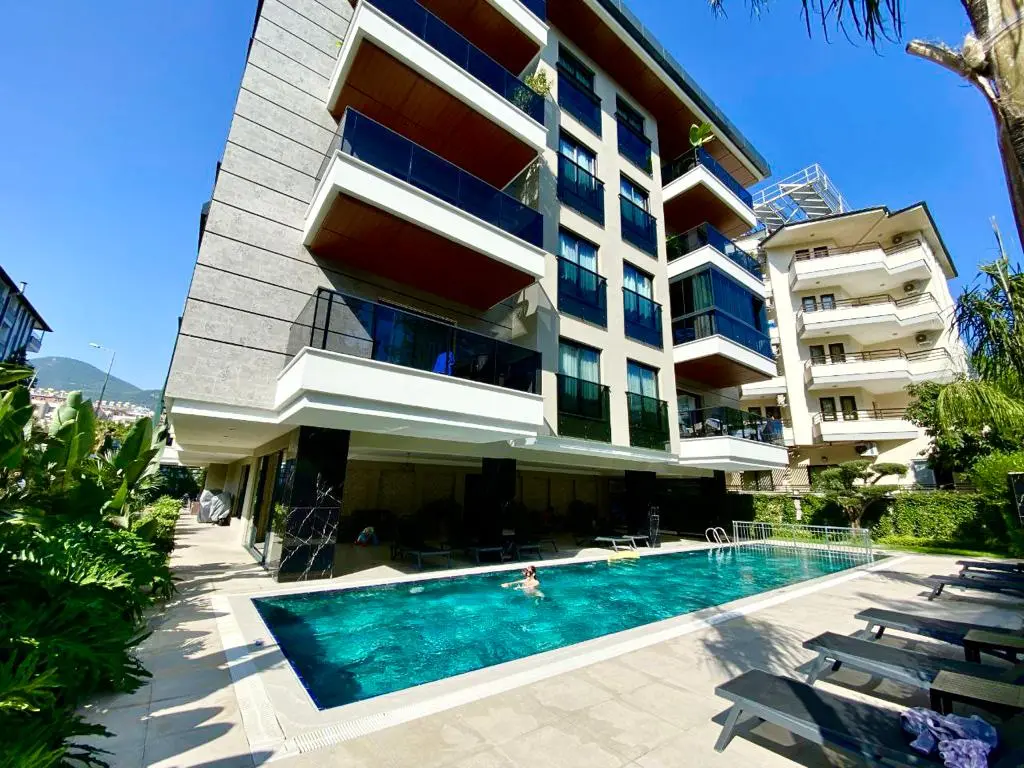 250M FROM THE CLEOPATRA BEACH 2+1 FLAT (85M²) FOR SALE IN ALANYA