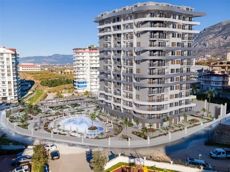 1+1 FLAT FOR SALE FROM THE PROJECT IN MAHMUTLAR