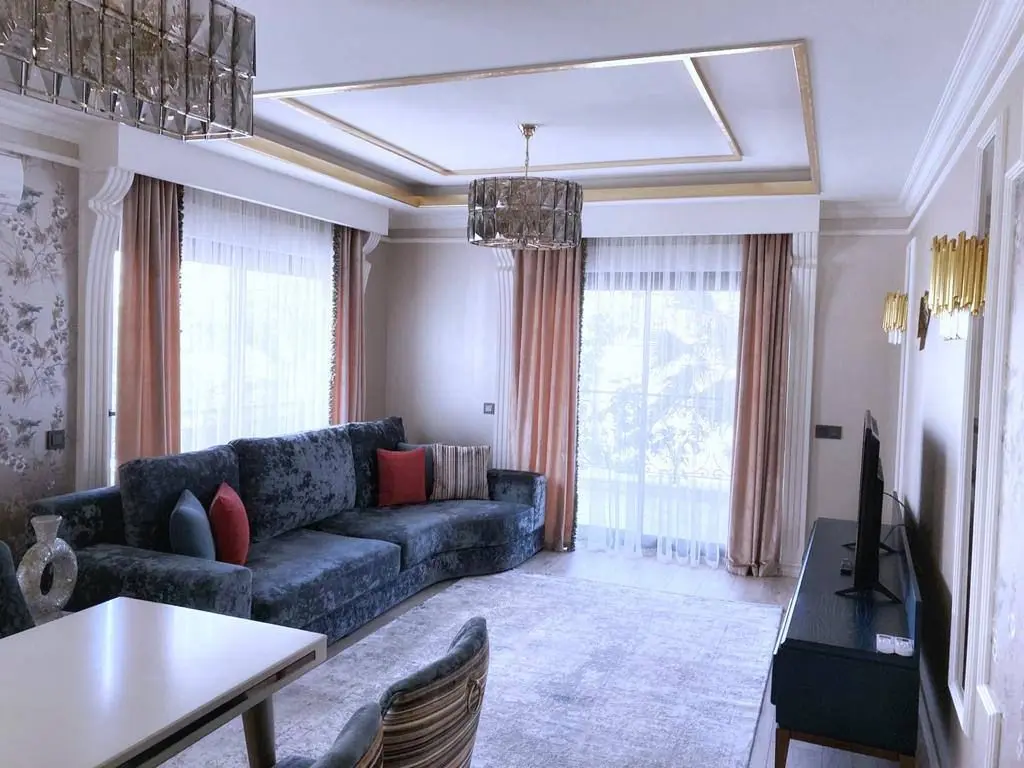 2+1 LUXURY FURNISHED FLAT FROM ALANYA'S MOST PRESTIGIOUS PROJECT