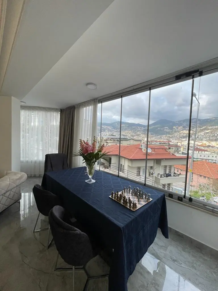 2+1 LUXURY FURNISHED FLAT WITH CITY VIEW IN ALANYA