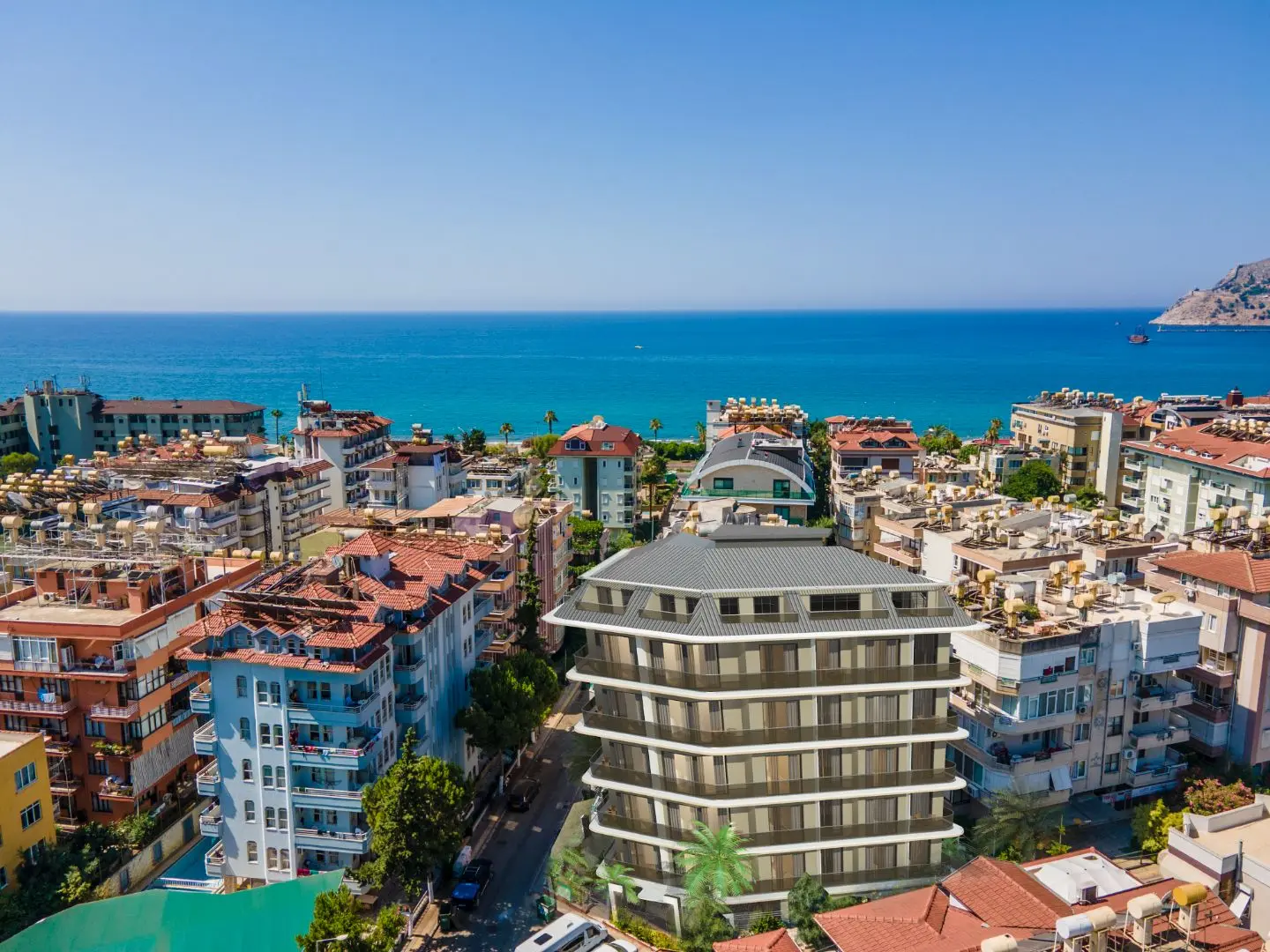 50M FROM THE SEA 2+1 DUPLEX APARTMENT FOR SALE IN OBA-ALANYA