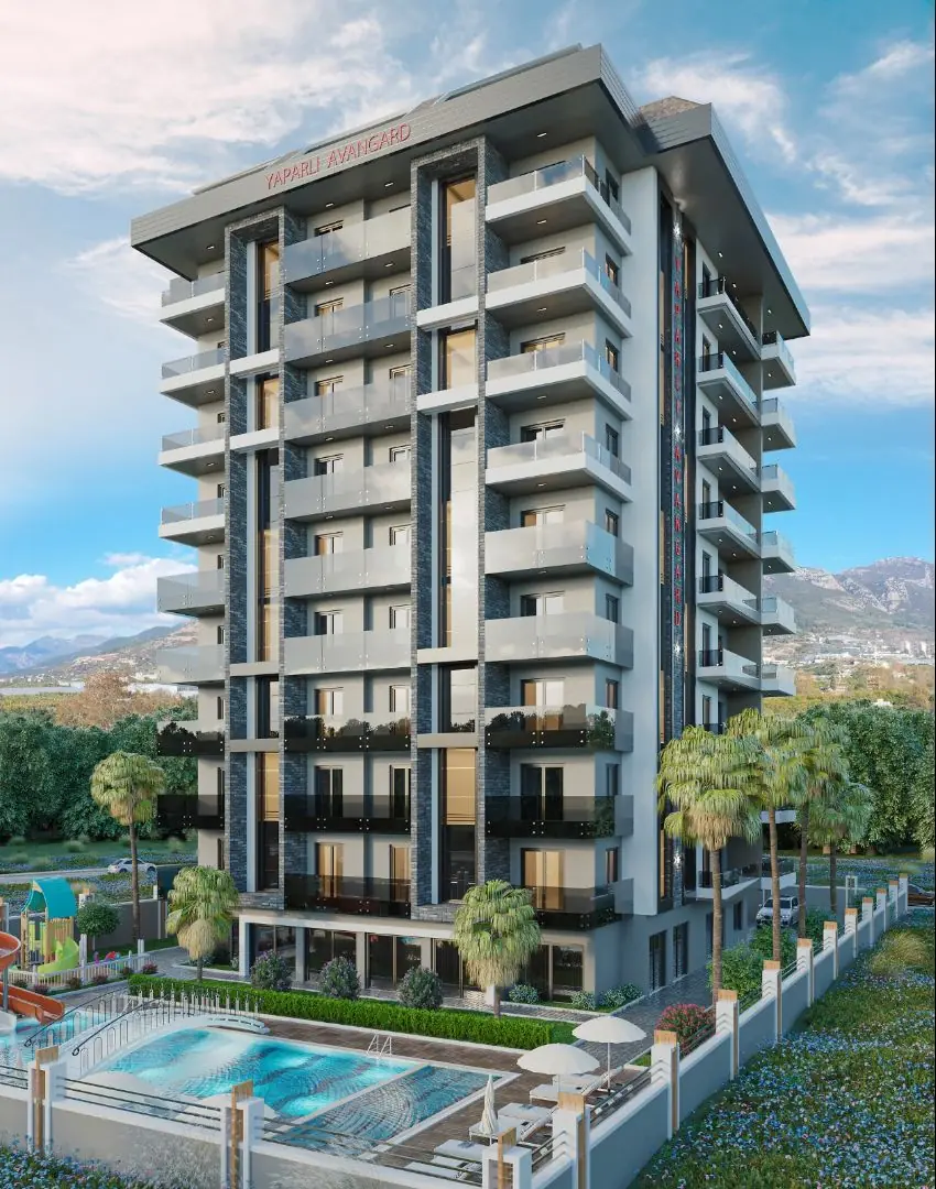 1+1 FLAT FOR SALE IN NEW BUILDING IN MAHMUTLAR-ALANYA