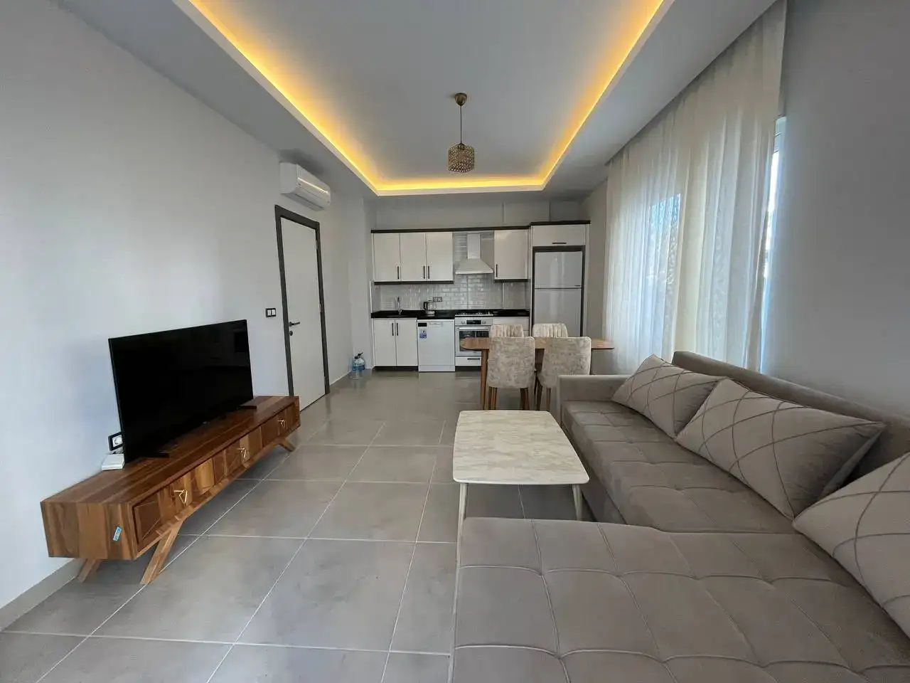 APARTMENT FOR SALE IN MAHMUTLAR - FULLY FURNISHED 1+1